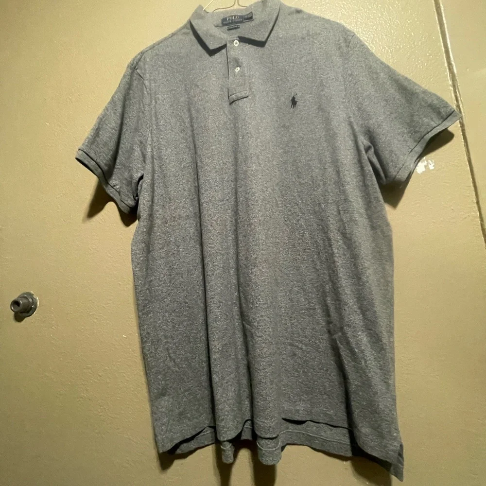 Ralph Lauren Classic Gray Polo Shirt for Men